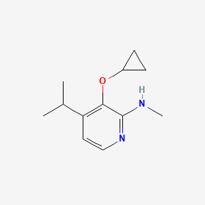 3-Cyclopropoxy-4-isopropyl-N-methylpyridin-2-amine