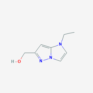 molecular formula C8H11N3O B1481583 (1-ethyl-1H-imidazo[1,2-b]pyrazol-6-yl)methanol CAS No. 2091697-51-5