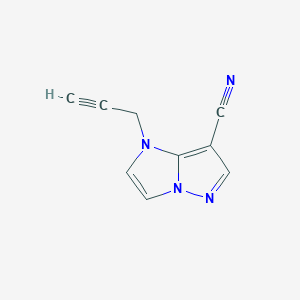 1-(prop-2-yn-1-yl)-1H-imidazo[1,2-b]pyrazole-7-carbonitrile