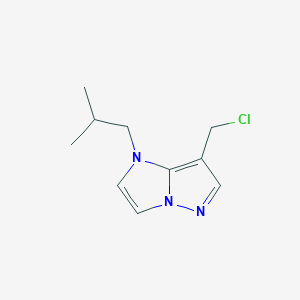 7-(chloromethyl)-1-isobutyl-1H-imidazo[1,2-b]pyrazole