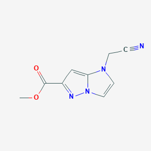 methyl 1-(cyanomethyl)-1H-imidazo[1,2-b]pyrazole-6-carboxylate
