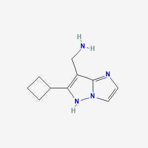 (6-cyclobutyl-1H-imidazo[1,2-b]pyrazol-7-yl)methanamine