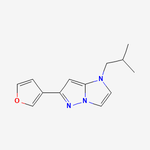 6-(furan-3-yl)-1-isobutyl-1H-imidazo[1,2-b]pyrazole