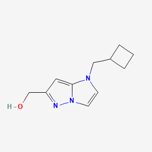 (1-(cyclobutylmethyl)-1H-imidazo[1,2-b]pyrazol-6-yl)methanol