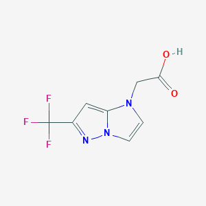 2-(6-(trifluoromethyl)-1H-imidazo[1,2-b]pyrazol-1-yl)acetic acid