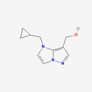 (1-(cyclopropylmethyl)-1H-imidazo[1,2-b]pyrazol-7-yl)methanol