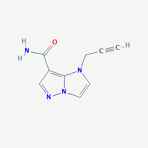 1-(prop-2-yn-1-yl)-1H-imidazo[1,2-b]pyrazole-7-carboxamide