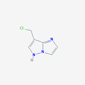 7-(chloromethyl)-1H-imidazo[1,2-b]pyrazole