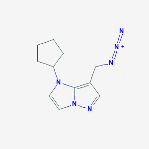 7-(azidomethyl)-1-cyclopentyl-1H-imidazo[1,2-b]pyrazole