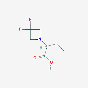 2-(3,3-Difluoroazetidin-1-yl)butanoic acid