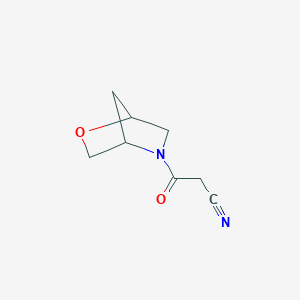 3-(2-Oxa-5-azabicyclo[2.2.1]heptan-5-yl)-3-oxopropanenitrile