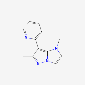 1,6-dimethyl-7-(pyridin-2-yl)-1H-imidazo[1,2-b]pyrazole