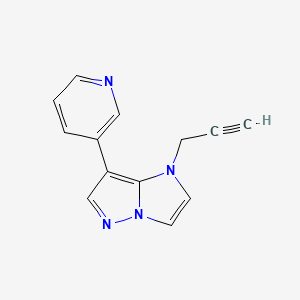 1-(prop-2-yn-1-yl)-7-(pyridin-3-yl)-1H-imidazo[1,2-b]pyrazole