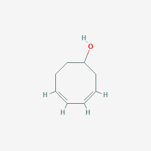 molecular formula C8H12O B14816917 Cycloocta-3,5-dien-1-ol 