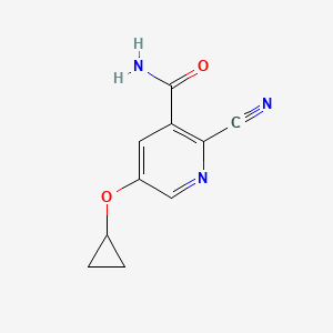 2-Cyano-5-cyclopropoxynicotinamide