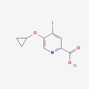 5-Cyclopropoxy-4-iodopicolinic acid