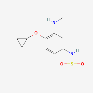 N-(4-Cyclopropoxy-3-(methylamino)phenyl)methanesulfonamide