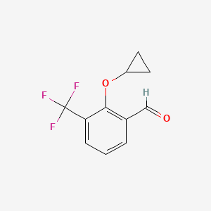 2-Cyclopropoxy-3-(trifluoromethyl)benzaldehyde