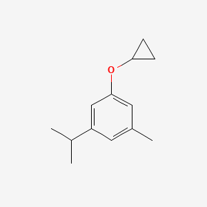 1-Cyclopropoxy-3-isopropyl-5-methylbenzene