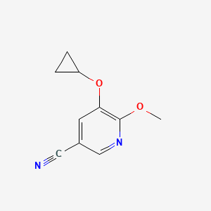 5-Cyclopropoxy-6-methoxynicotinonitrile