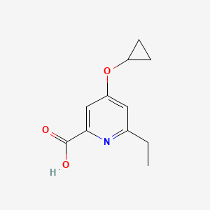 4-Cyclopropoxy-6-ethylpicolinic acid