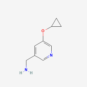 (5-Cyclopropoxypyridin-3-YL)methanamine