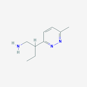 2-(6-Methylpyridazin-3-yl)butan-1-amine