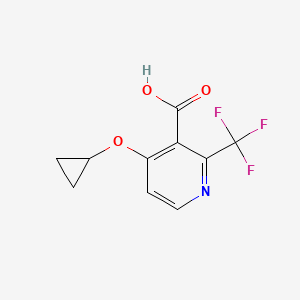 4-Cyclopropoxy-2-(trifluoromethyl)nicotinic acid