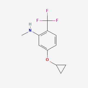 5-Cyclopropoxy-N-methyl-2-(trifluoromethyl)aniline