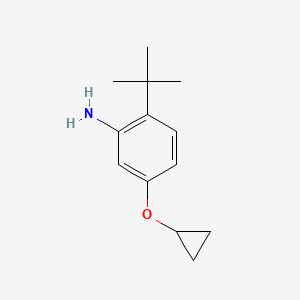 2-Tert-butyl-5-cyclopropoxyaniline