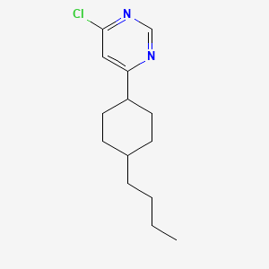 molecular formula C14H21ClN2 B1481767 4-(4-Butylcyclohexyl)-6-chloropyrimidine CAS No. 2098013-38-6