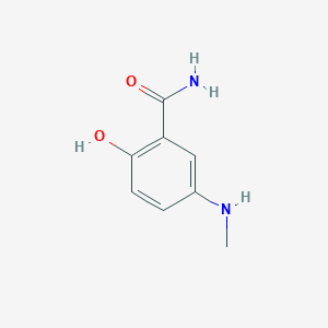 2-Hydroxy-5-(methylamino)benzamide