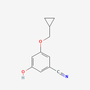 3-(Cyclopropylmethoxy)-5-hydroxybenzonitrile