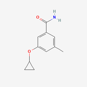 3-Cyclopropoxy-5-methylbenzamide