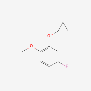 2-Cyclopropoxy-4-fluoro-1-methoxybenzene