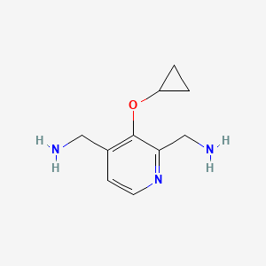 (3-Cyclopropoxypyridine-2,4-diyl)dimethanamine