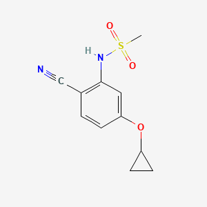 N-(2-Cyano-5-cyclopropoxyphenyl)methanesulfonamide