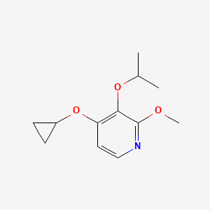 4-Cyclopropoxy-3-isopropoxy-2-methoxypyridine