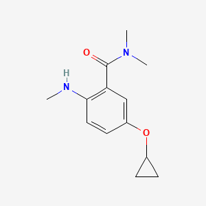 5-Cyclopropoxy-N,N-dimethyl-2-(methylamino)benzamide