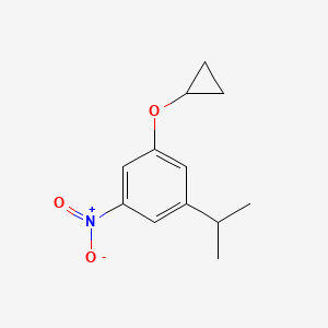 1-Cyclopropoxy-3-isopropyl-5-nitrobenzene