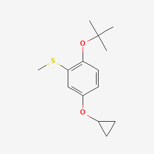 (2-Tert-butoxy-5-cyclopropoxyphenyl)(methyl)sulfane