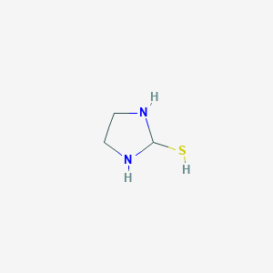 molecular formula C3H8N2S B14817859 Imidazolidine-2-thiol CAS No. 17198-23-1