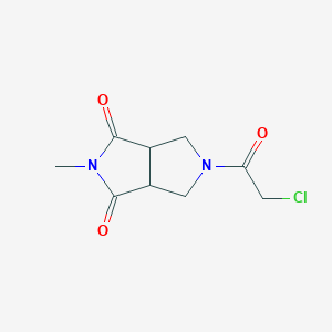 5-(2-chloroacetyl)-2-methyltetrahydropyrrolo[3,4-c]pyrrole-1,3(2H,3aH)-dione