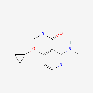 4-Cyclopropoxy-N,N-dimethyl-2-(methylamino)nicotinamide