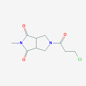 5-(3-chloropropanoyl)-2-methyltetrahydropyrrolo[3,4-c]pyrrole-1,3(2H,3aH)-dione