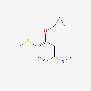 3-Cyclopropoxy-N,N-dimethyl-4-(methylthio)aniline