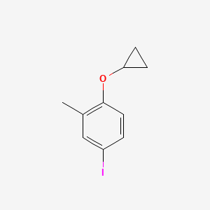 1-Cyclopropoxy-4-iodo-2-methylbenzene