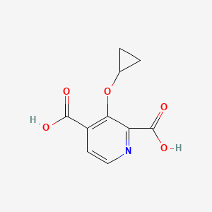 3-Cyclopropoxypyridine-2,4-dicarboxylic acid