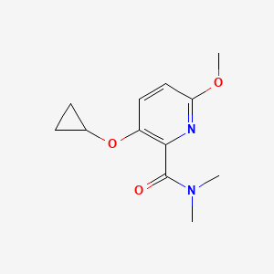 3-Cyclopropoxy-6-methoxy-N,N-dimethylpicolinamide