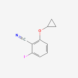 2-Cyclopropoxy-6-iodobenzonitrile